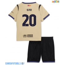 Camisa de time de futebol Barcelona Dani Olmo #20 Replicas 2º Equipamento Infantil 2025-26 Manga Curta (+ Calças curtas)